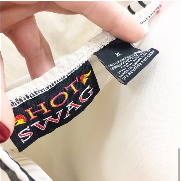 Black Cream Stripe Detailed Bottom Maxi Dress XL - Picture 8 of 8